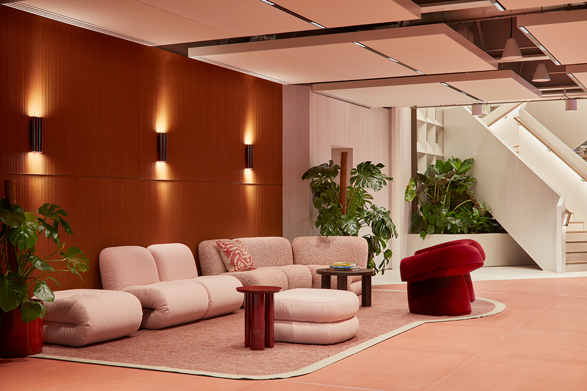 Reception and breakout space