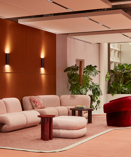 Reception and breakout space