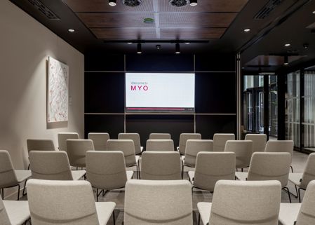 Boardroom presentation room