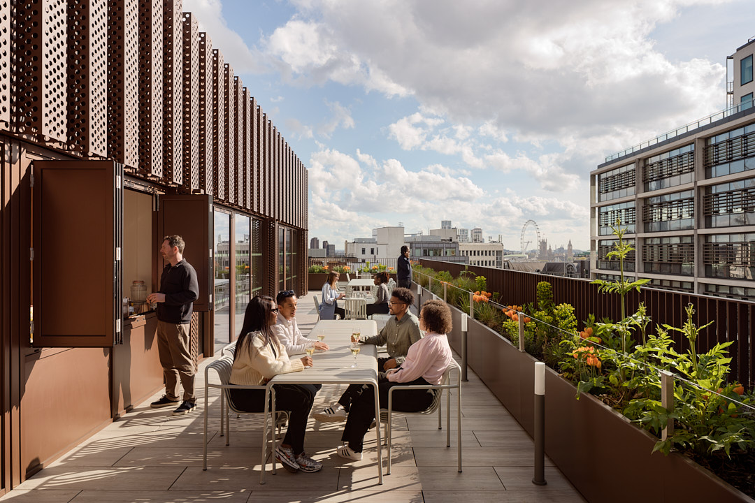Outdoor Terrace Lounge And Meeting Space in Central London