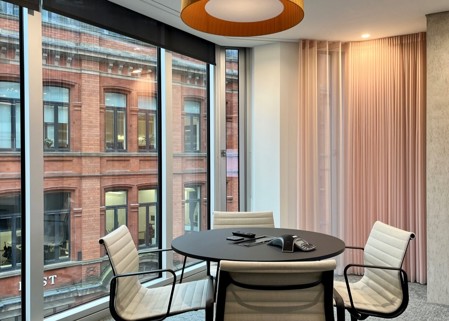Meeting room that sits four people