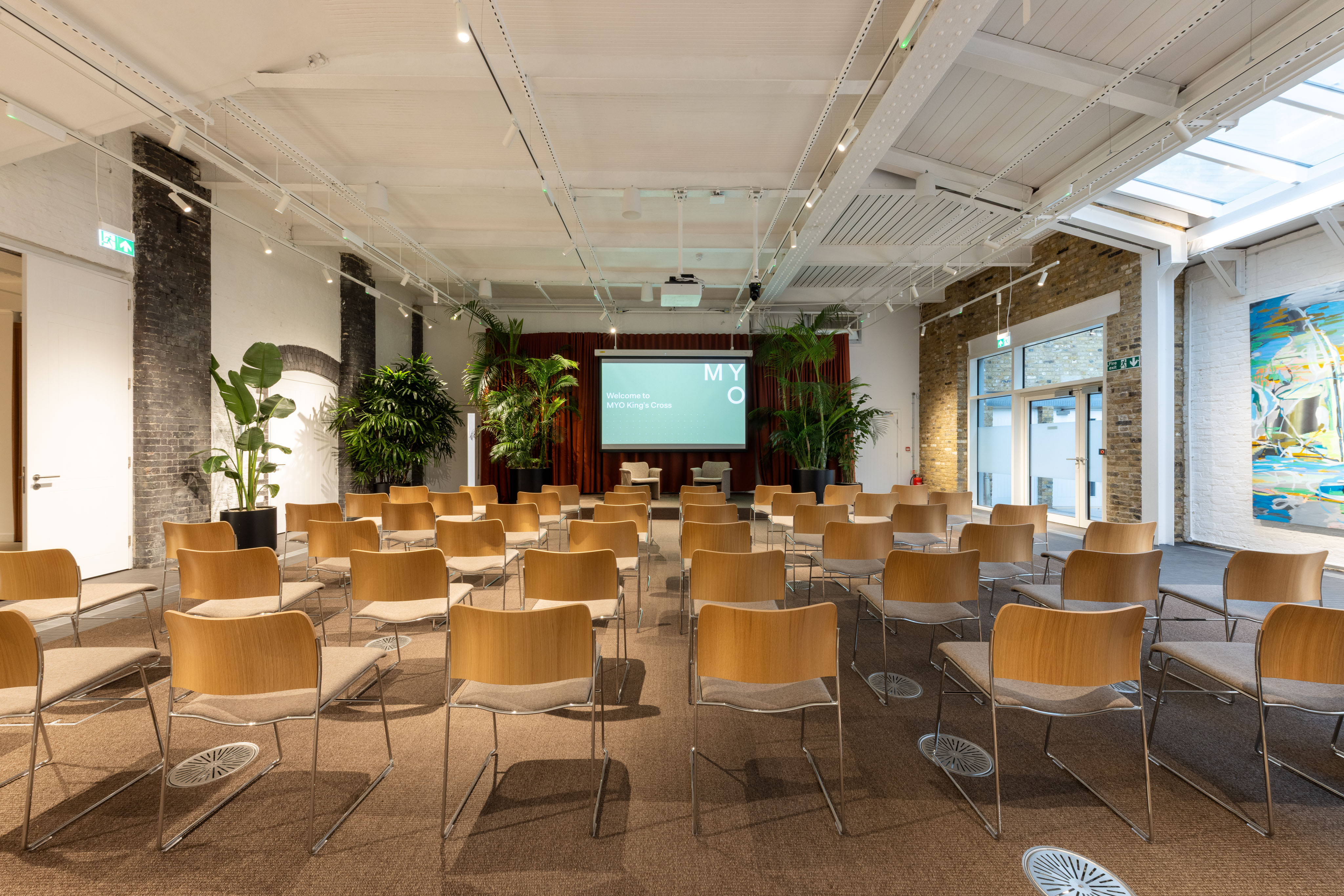 Theatre-Style Meeting Space MYO King's Cross 
