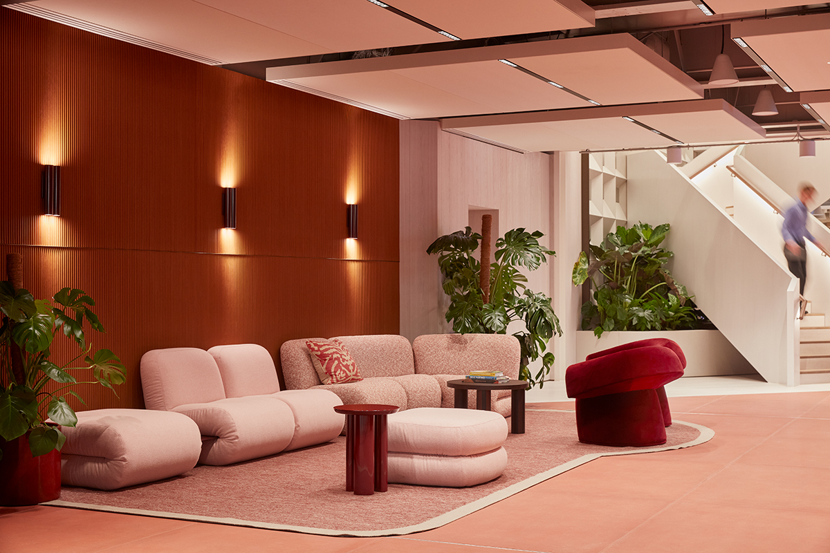 Reception and breakout space
