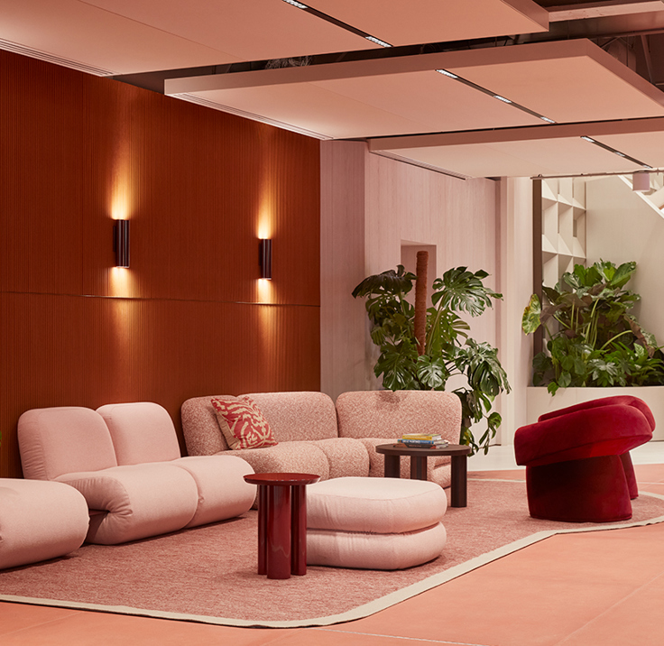 Reception and breakout space