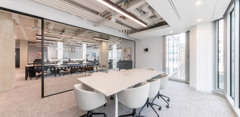 Open plan meeting space