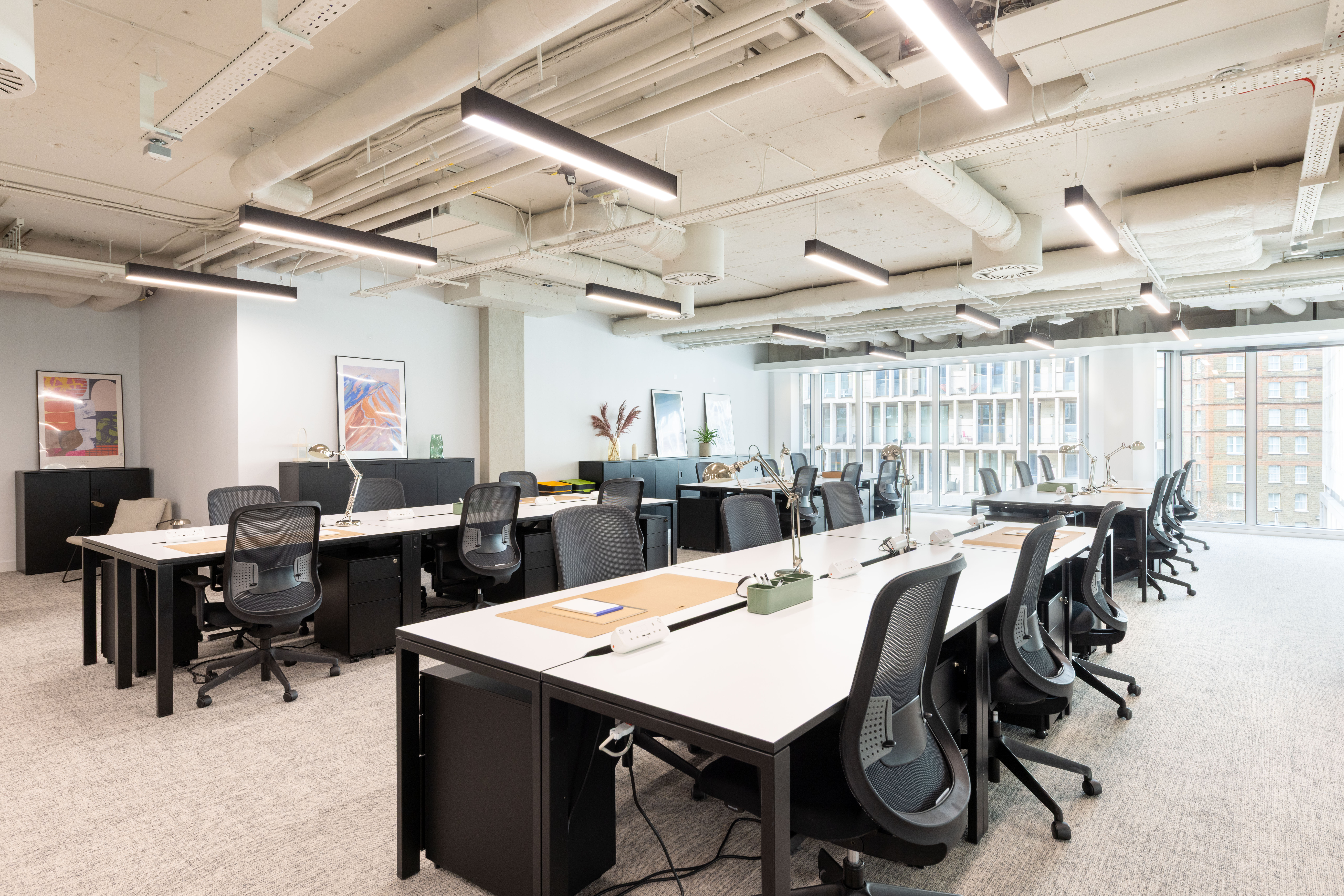 Open plan office space in MYO Victoria Street