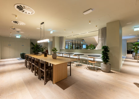 Bright. spacious lounge at MYO King's Cross