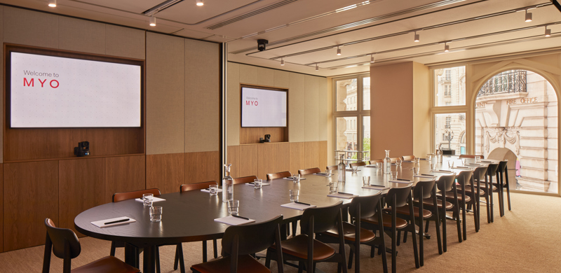 22-person conference room in MYO Piccadilly