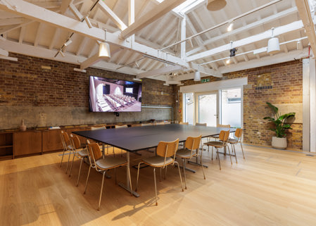 Boardroom table for up to twelve people