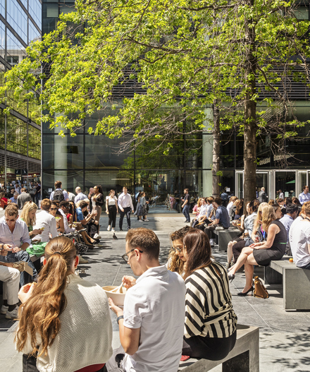 Enjoy the sunshine with colleagues and clients