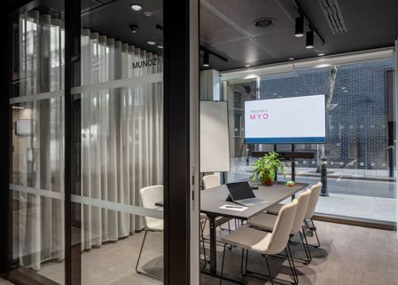 Meeting room for up to six people