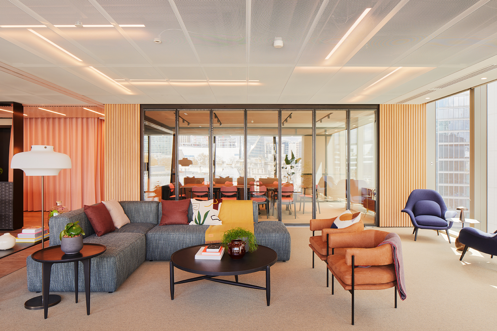 Contemporary lounge space in MYO Liverpool Street
