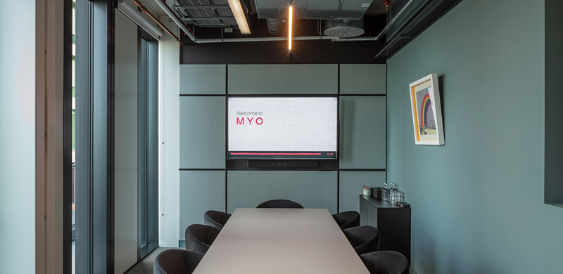 Meeting room for up to ten people in MYO Bankside