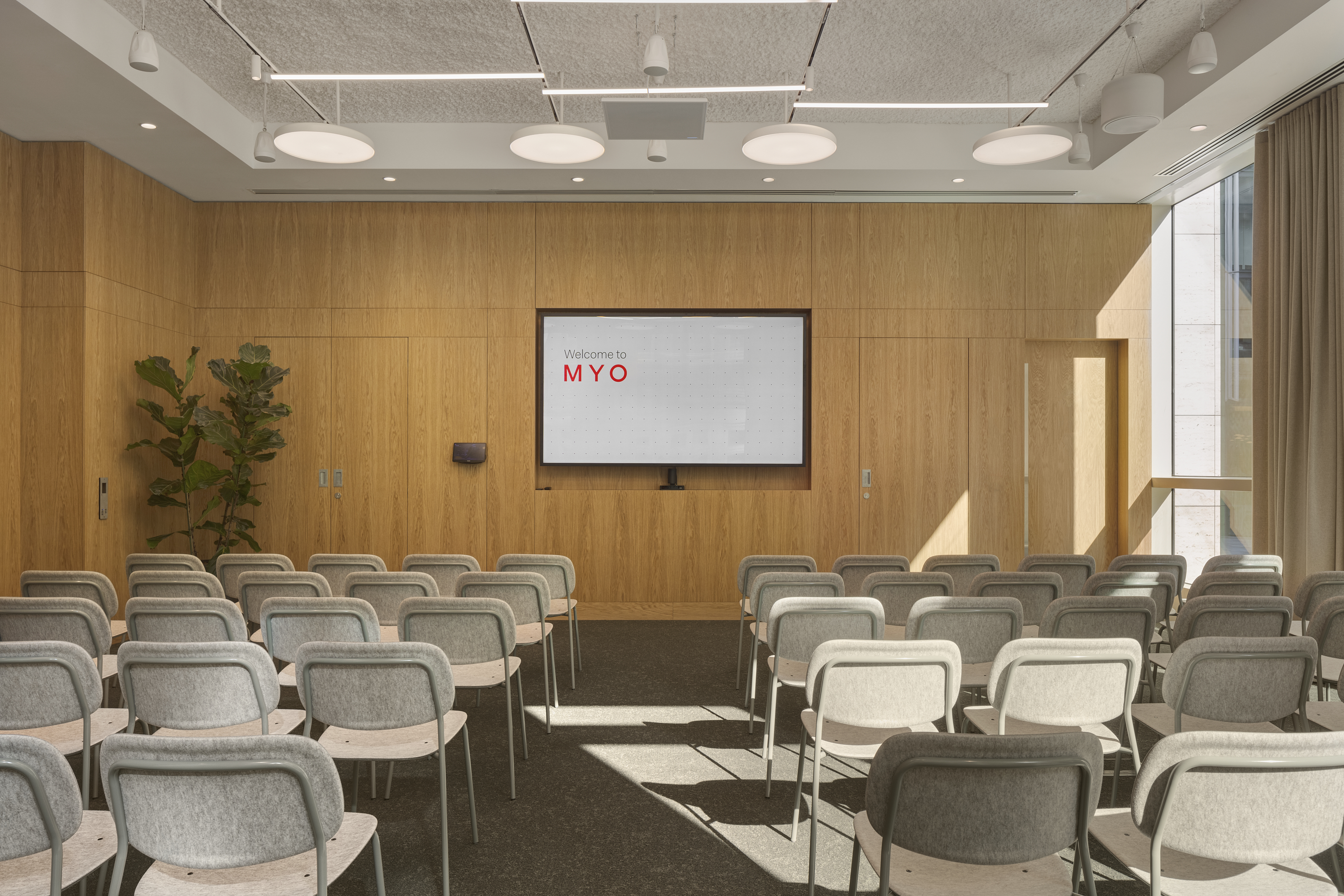 50-seater event space with modern technology