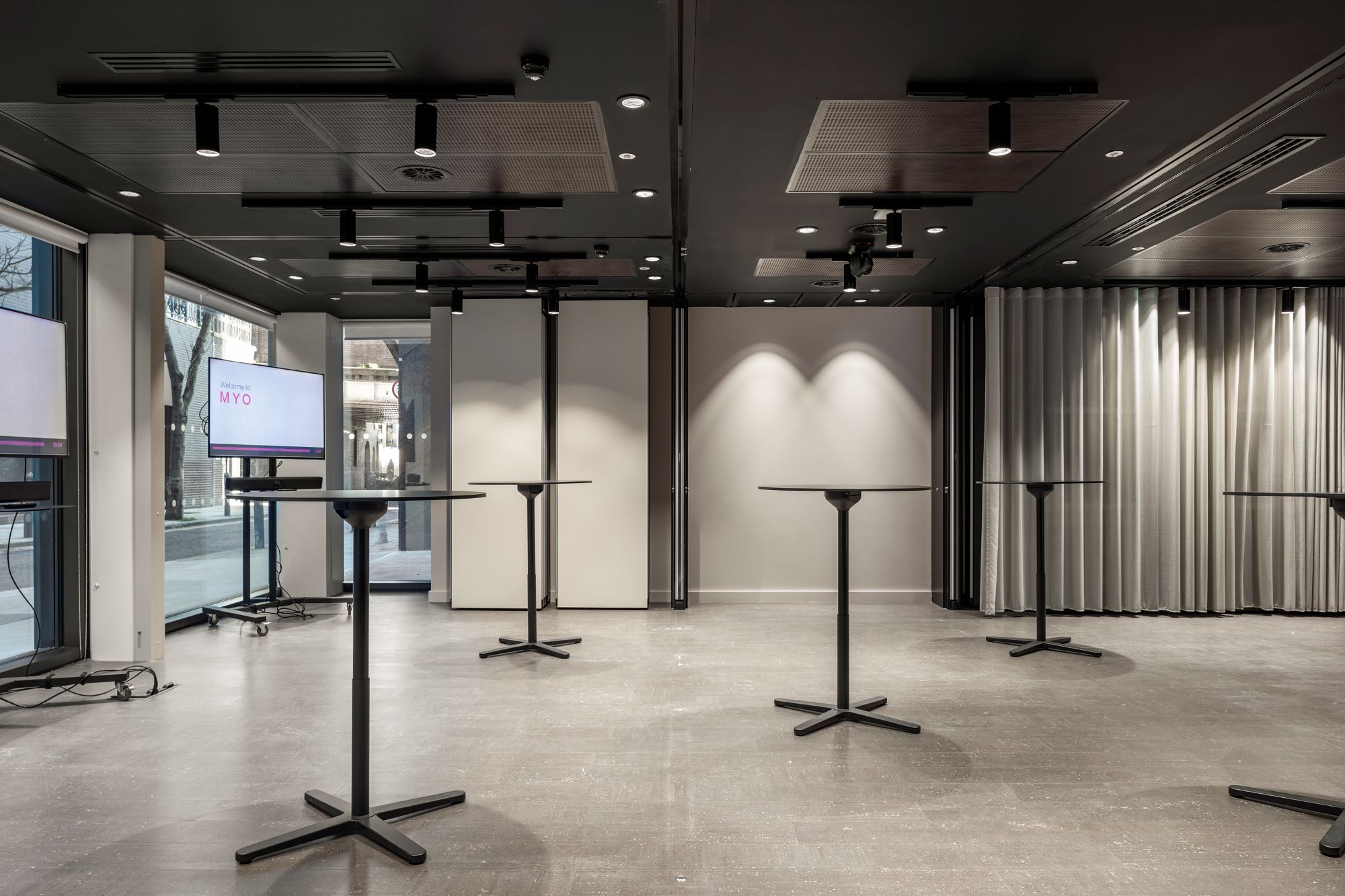 Alternative configuration of MYO Bankside event space