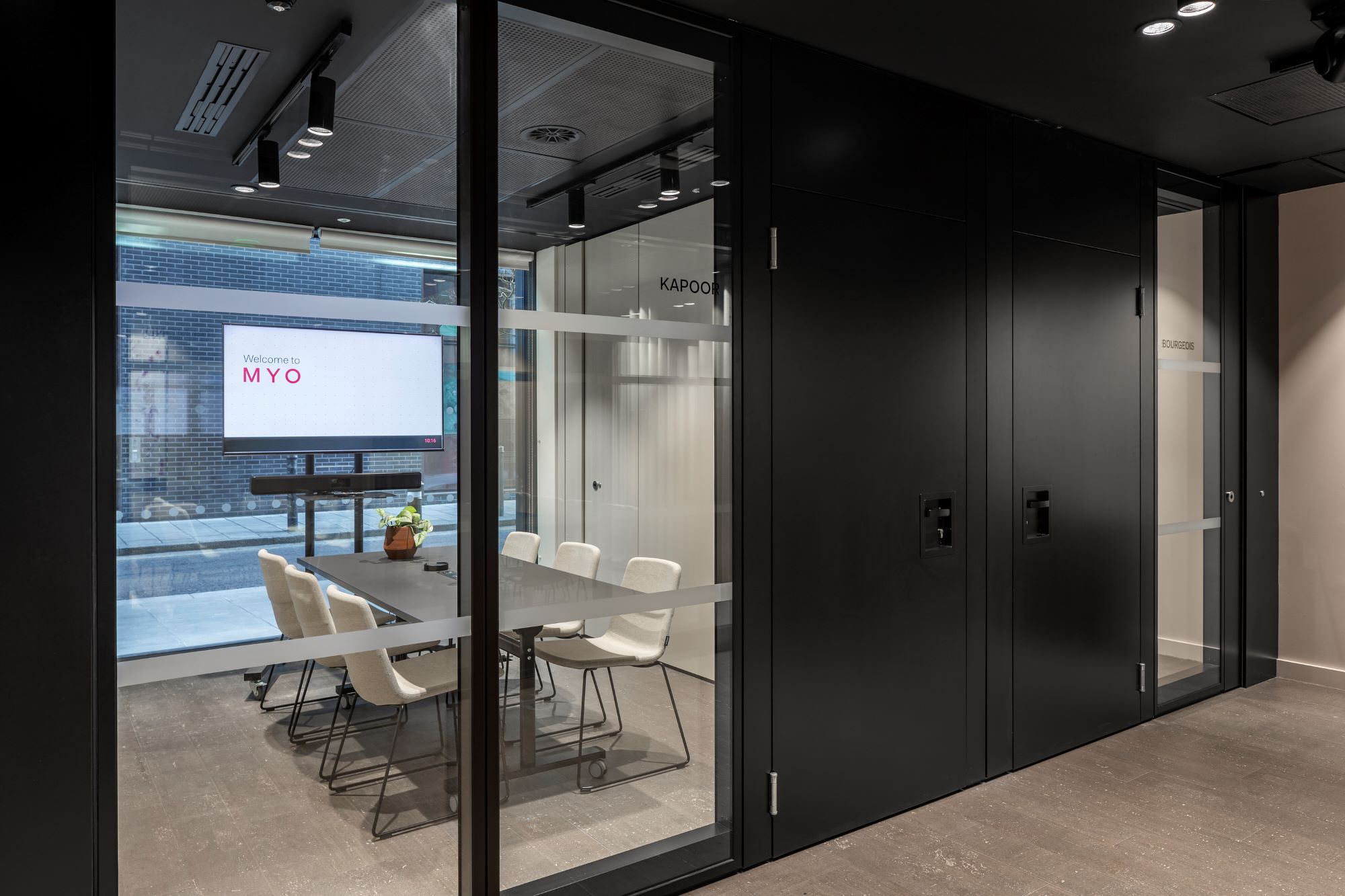 Meeting room for up to six people in MYO Bankside