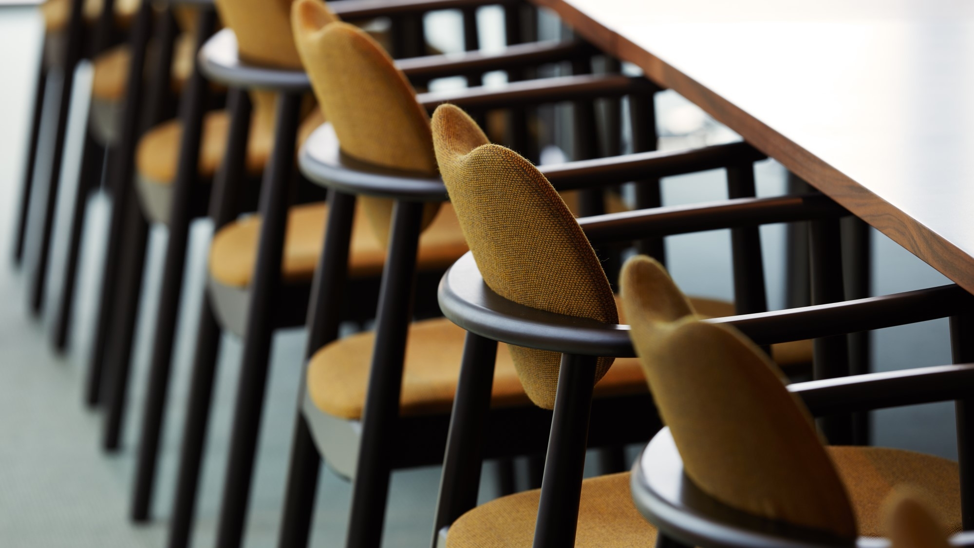 Chair details in MYO Liverpool Street assembly meeting room