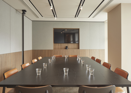 View of meeting room for up to twelve people in MYO Piccadilly