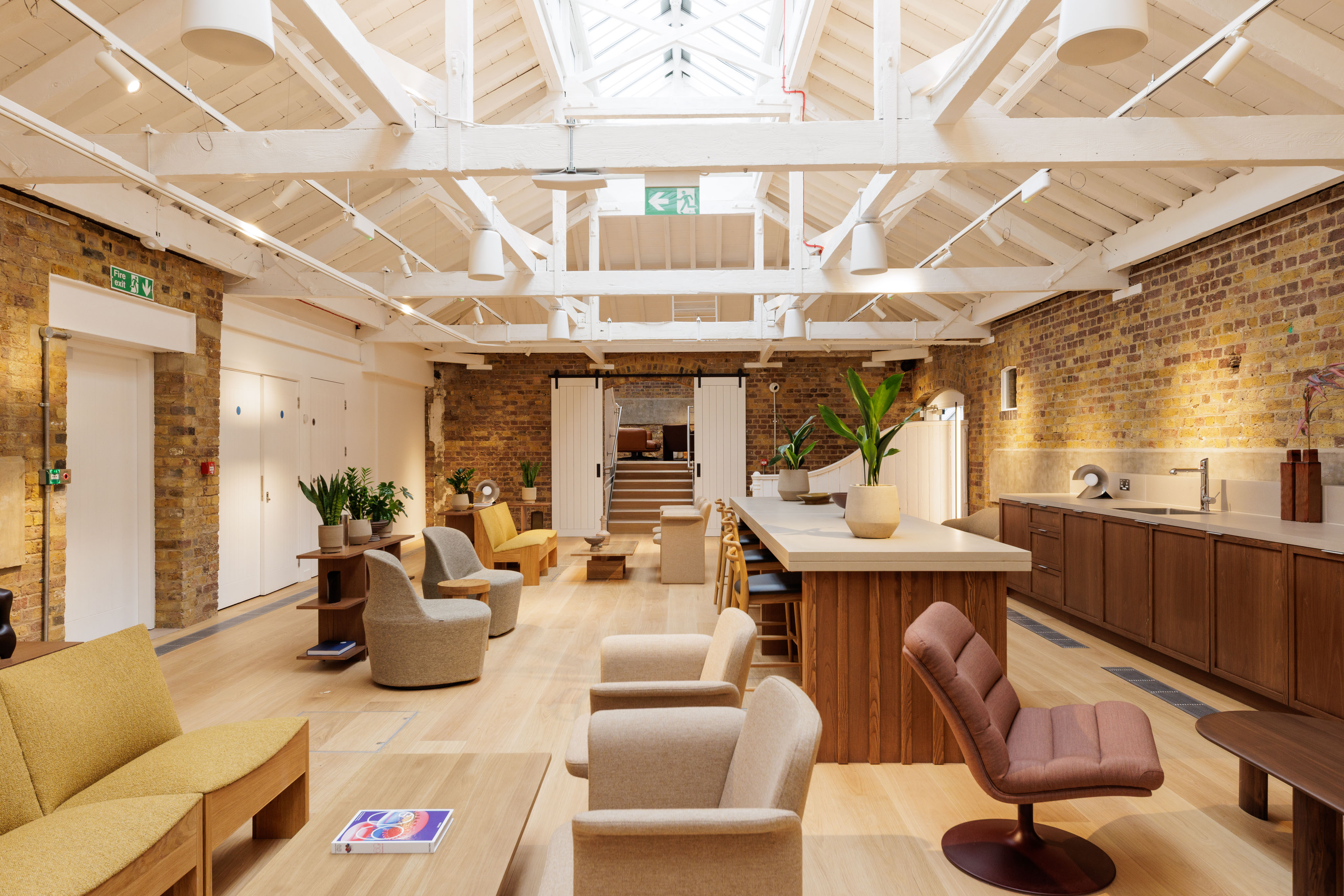 Bright, welcoming lounge space at MYO King's Cross