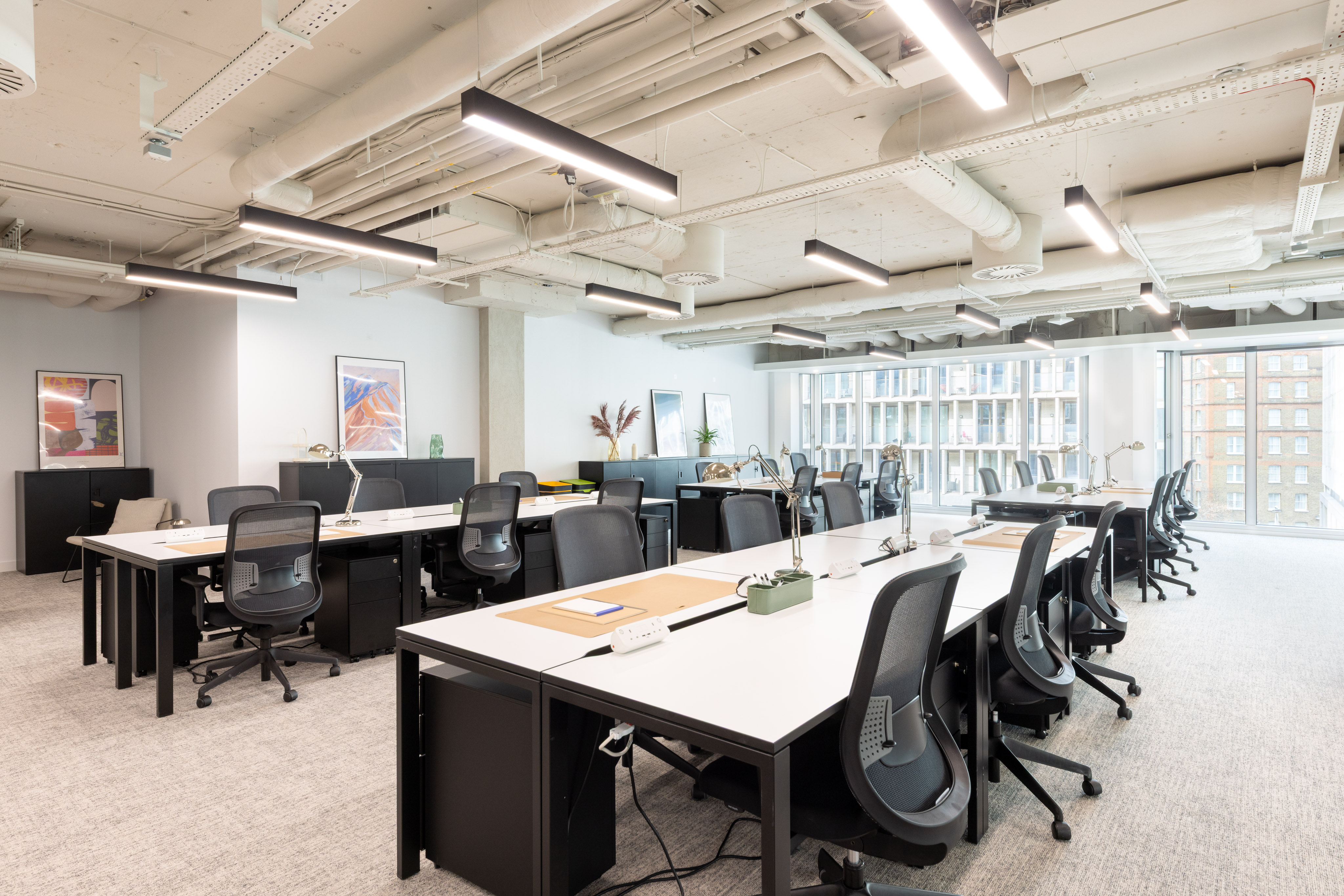 Open plan office space in MYO Victoria Street